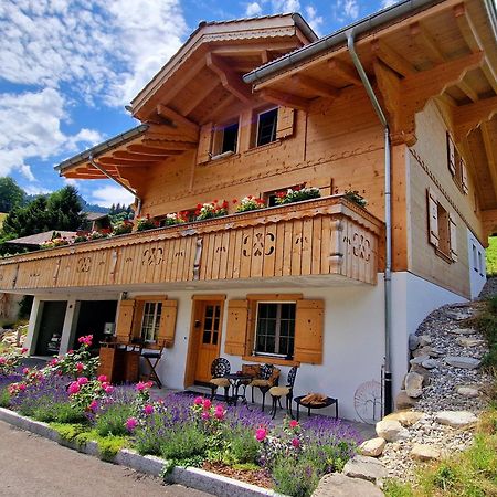 Large Deluxe Studio For 2 - Chalet Lovo Lenk Exterior foto