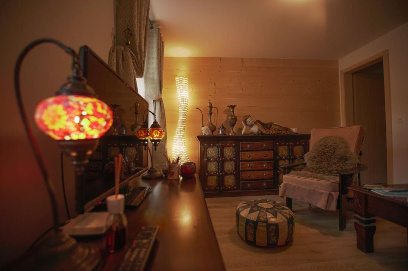 Large Deluxe Studio For 2 - Chalet Lovo Lenk Exterior foto