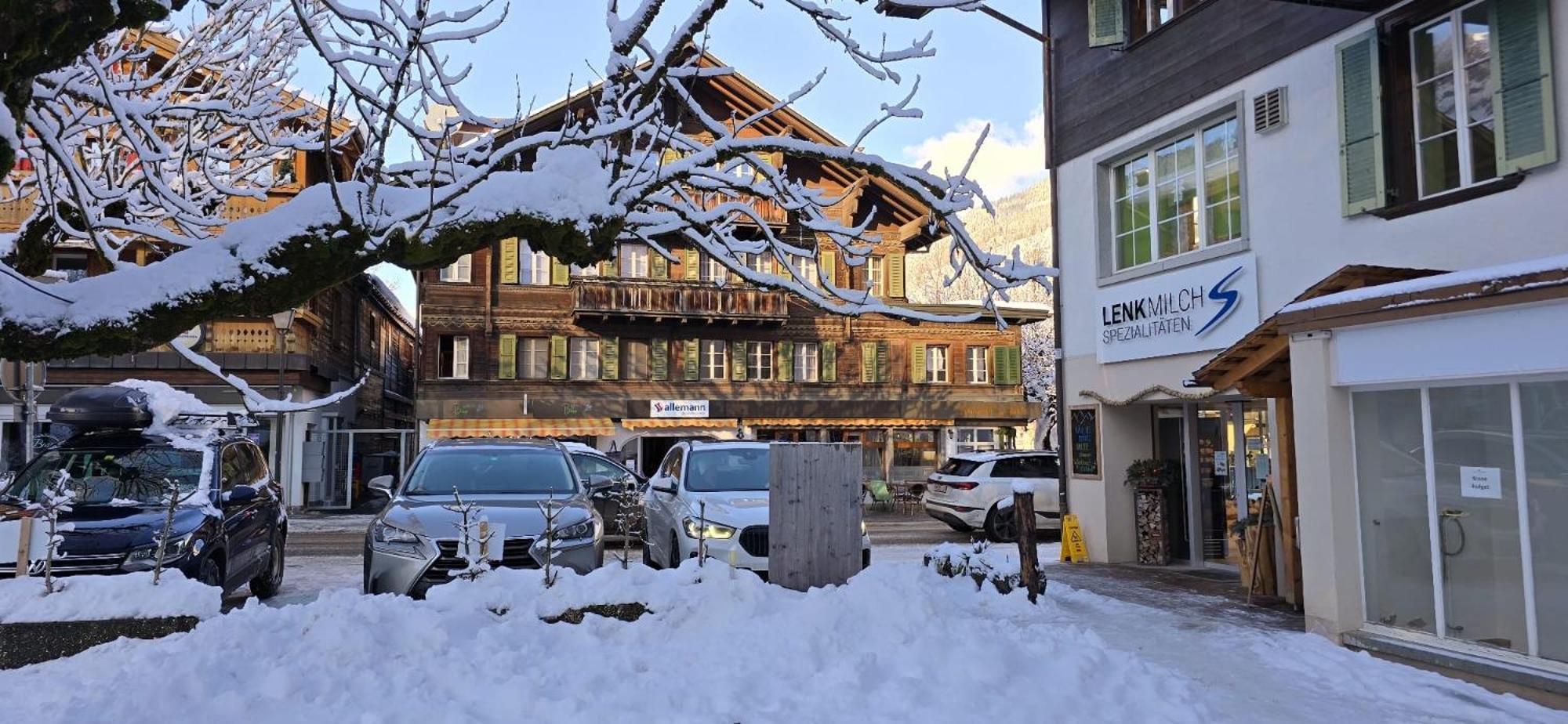 Large Deluxe Studio For 2 - Chalet Lovo Lenk Exterior foto