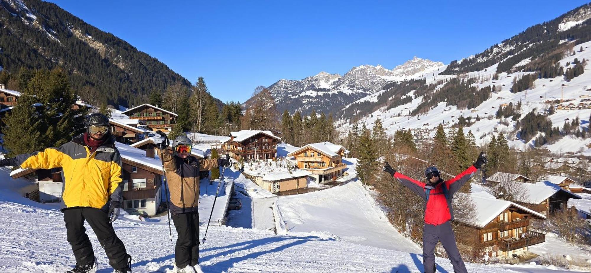 Large Deluxe Studio For 2 - Chalet Lovo Lenk Exterior foto